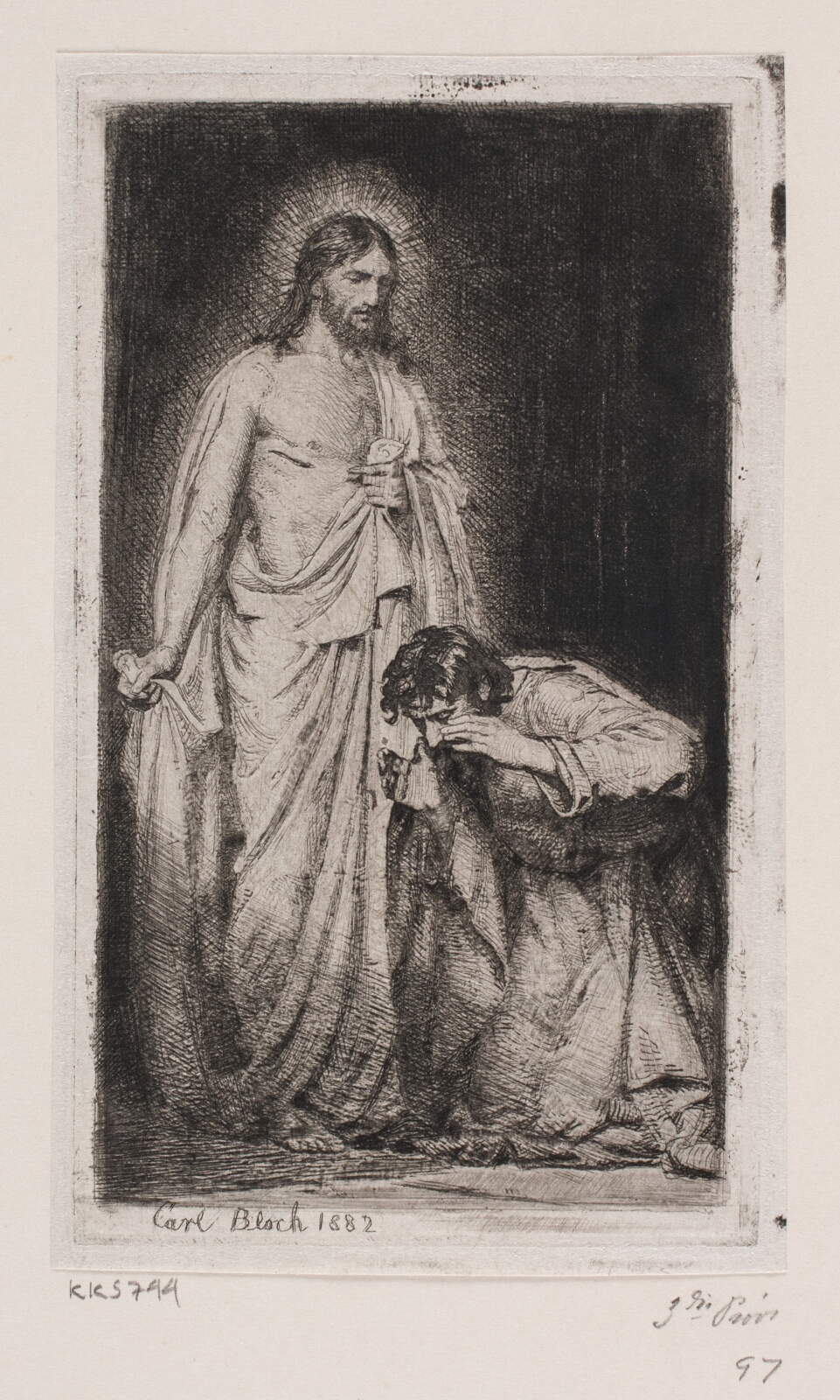 Carl Bloch, Kristus og den vantro Thomas