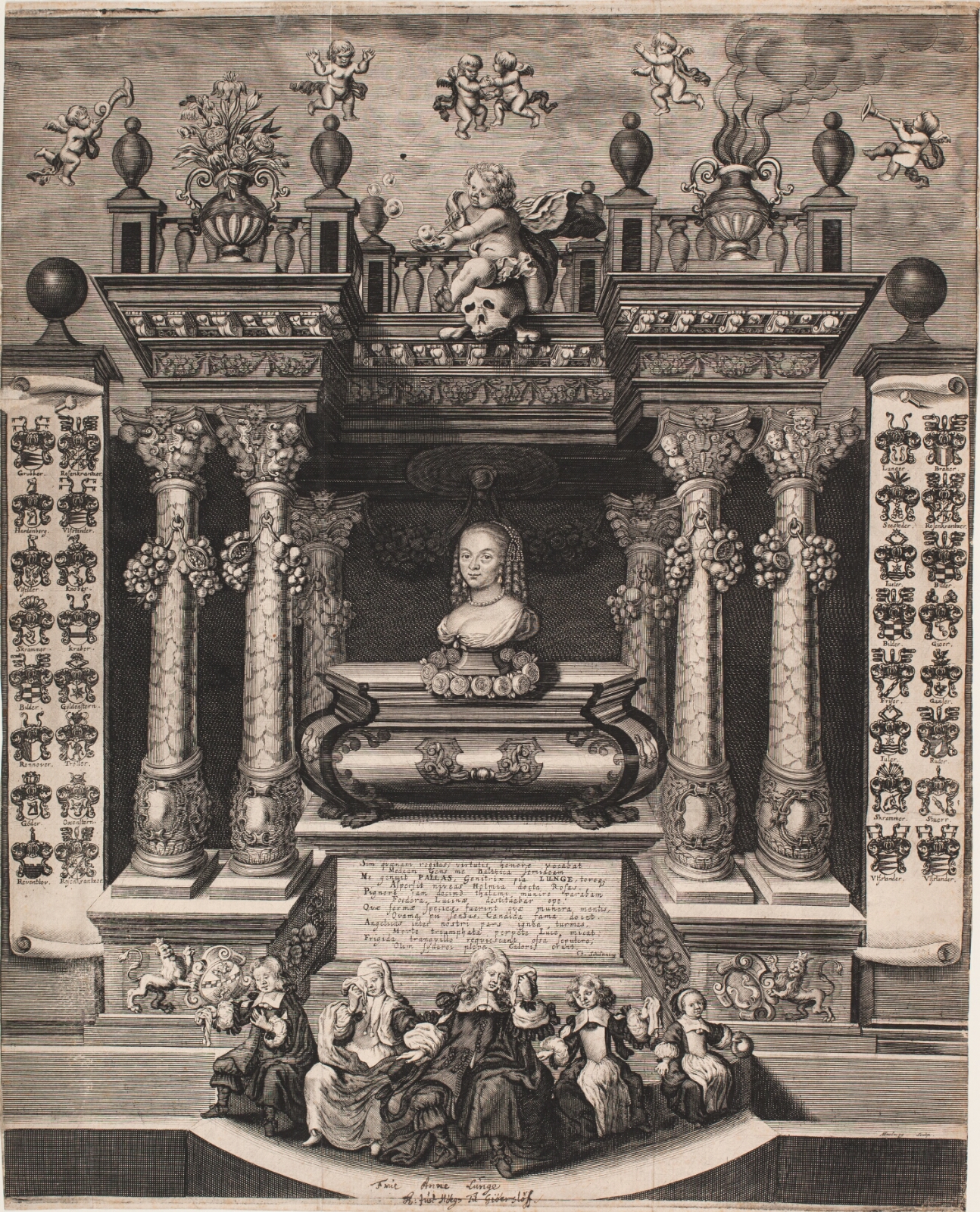 Albert Haelwegh, Mette Rosenkrantz. Mindeblad