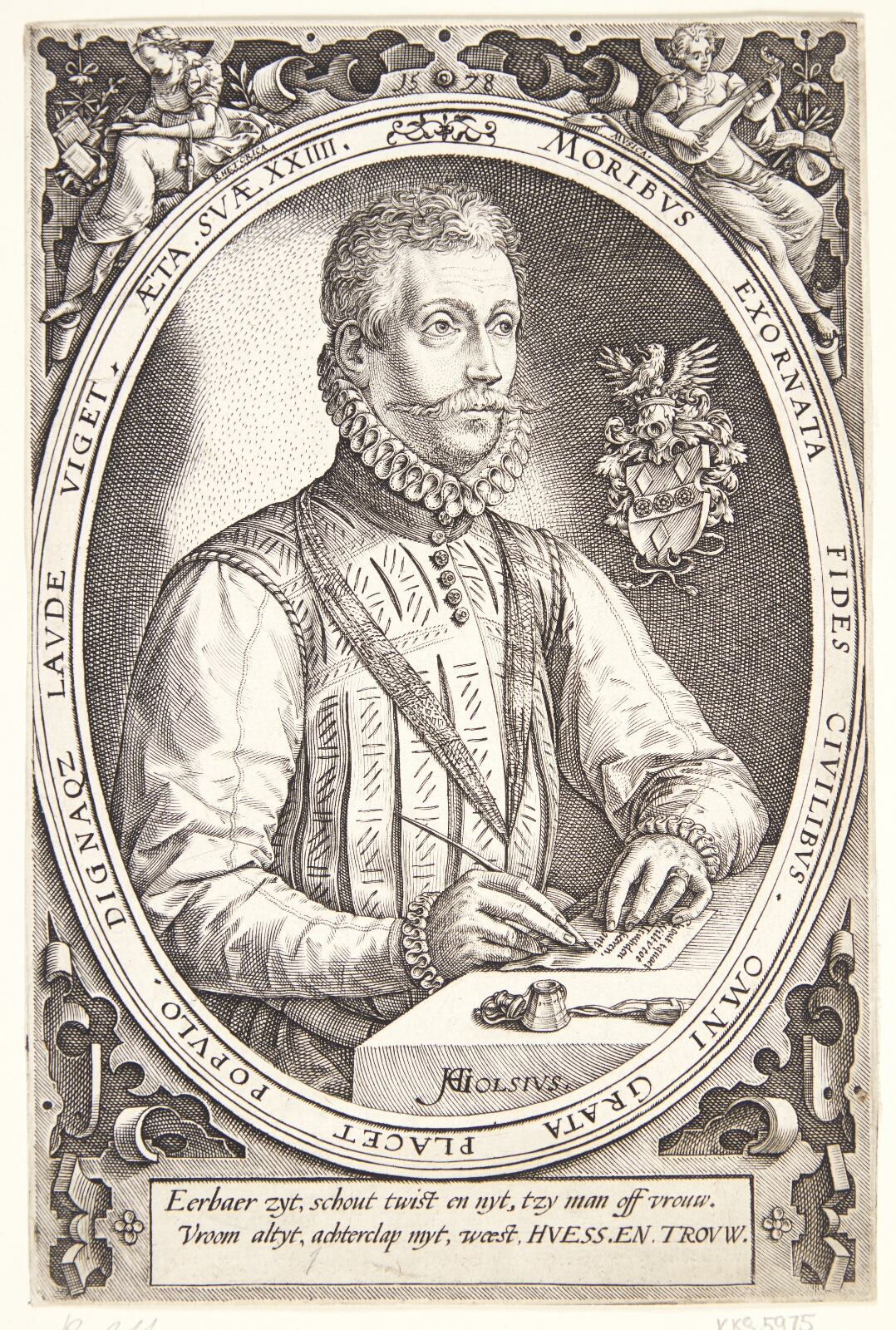 Hendrick Goltzius, Gerrit Dircksz eller Claes Steffensz. van Heussen