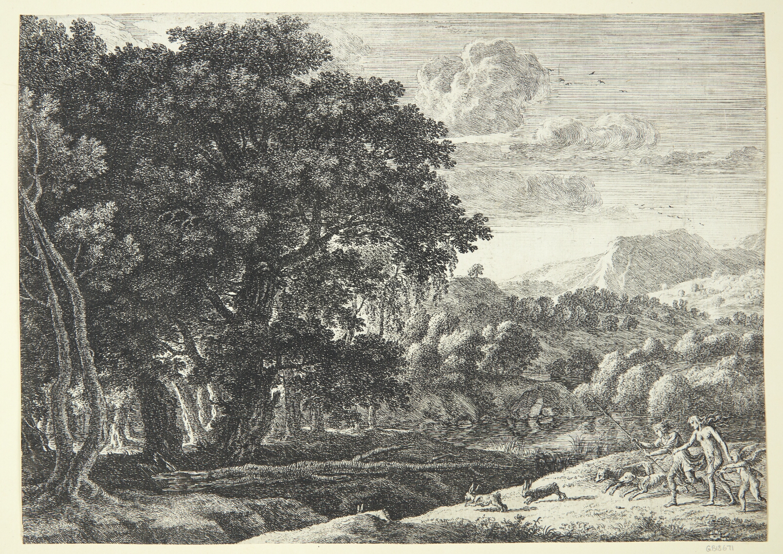 Herman van Swanevelt, Venus og Adonis jager