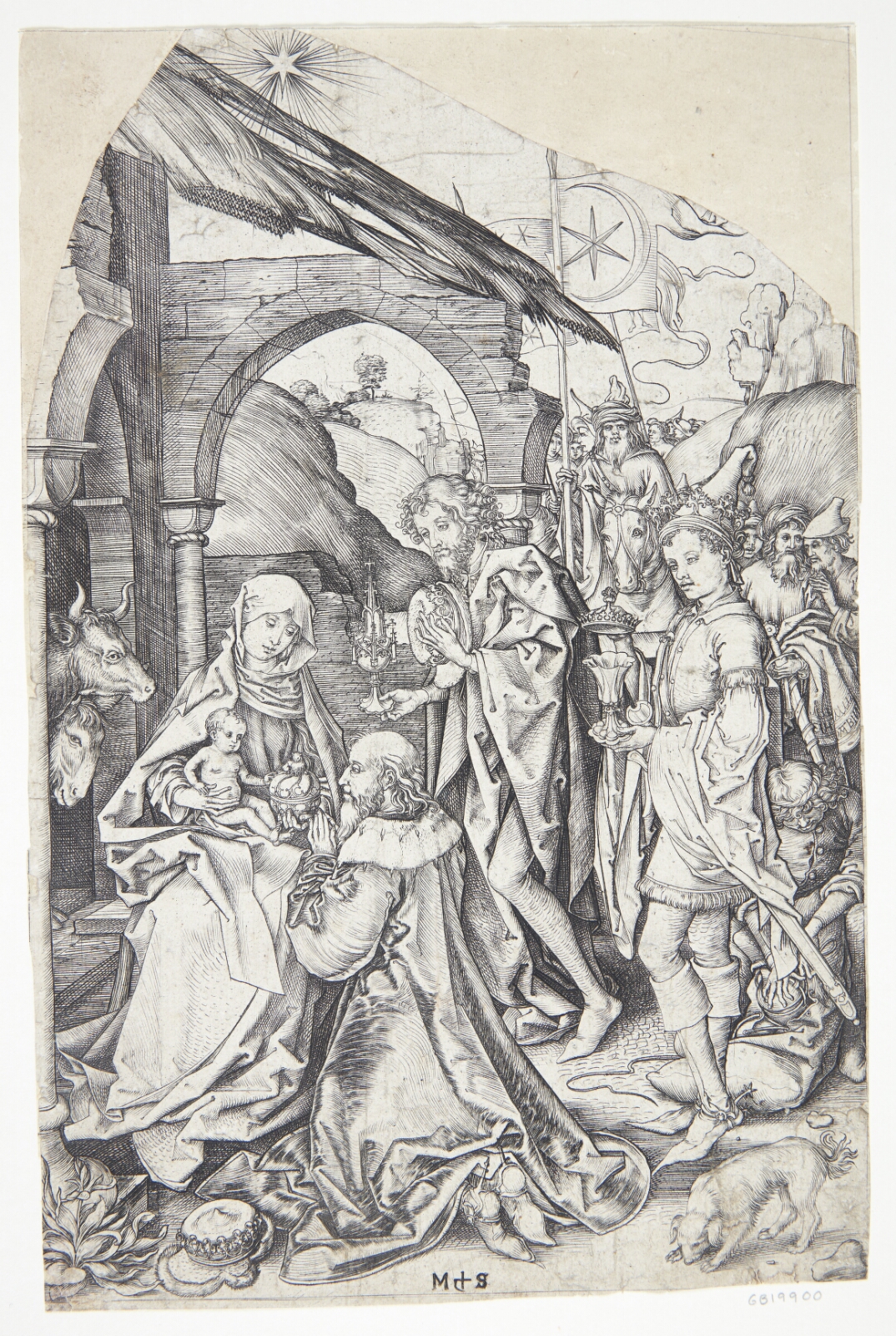 Martin Schongauer, Kongernes tilbedelse