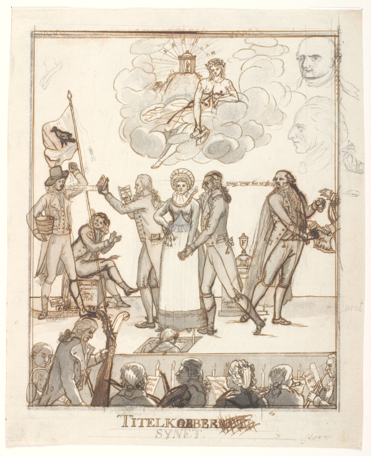 Gerhard Ludvig Lahde, Titelkobber. Synet