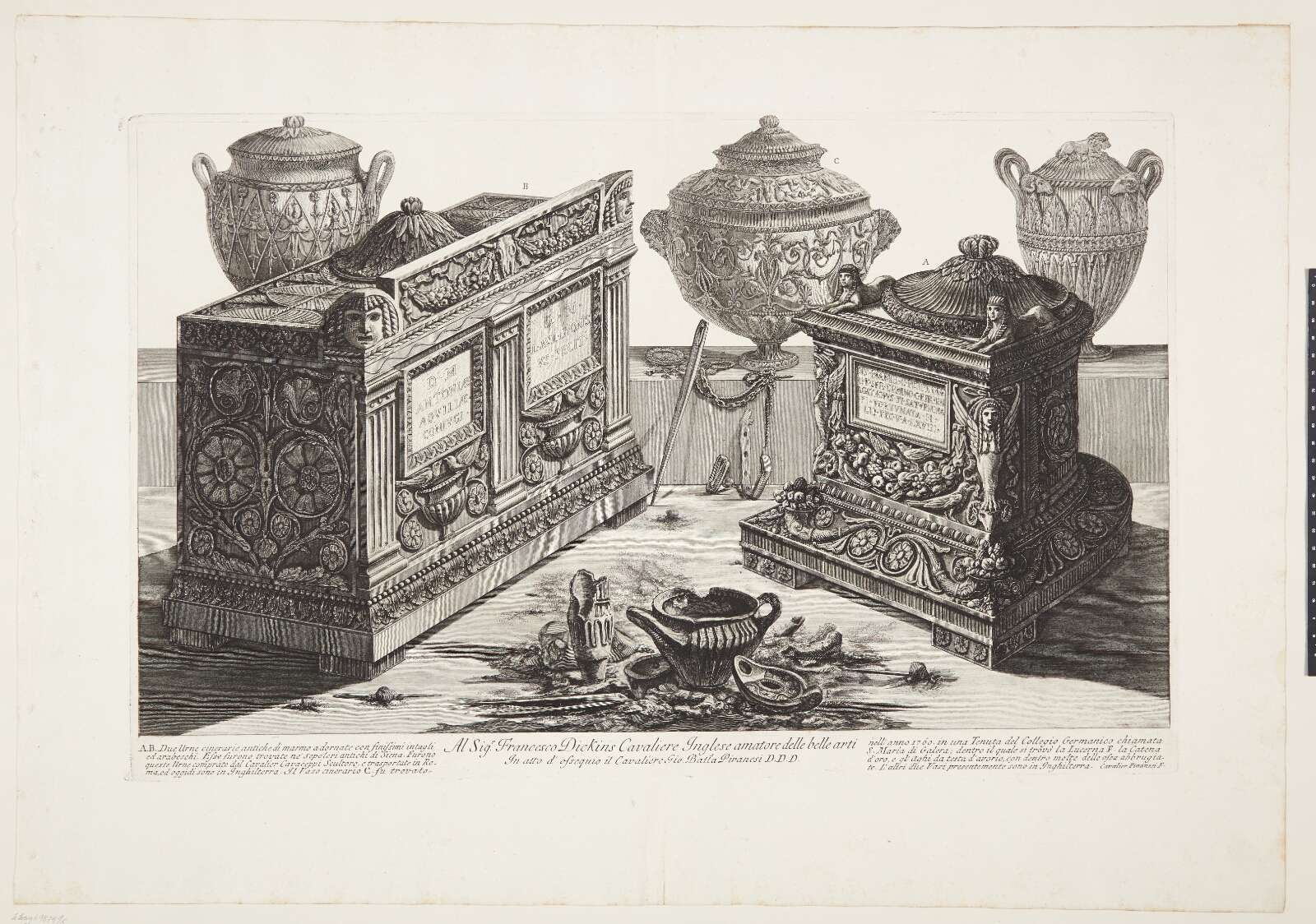 Giovanni Battista Piranesi, Urner og lamper