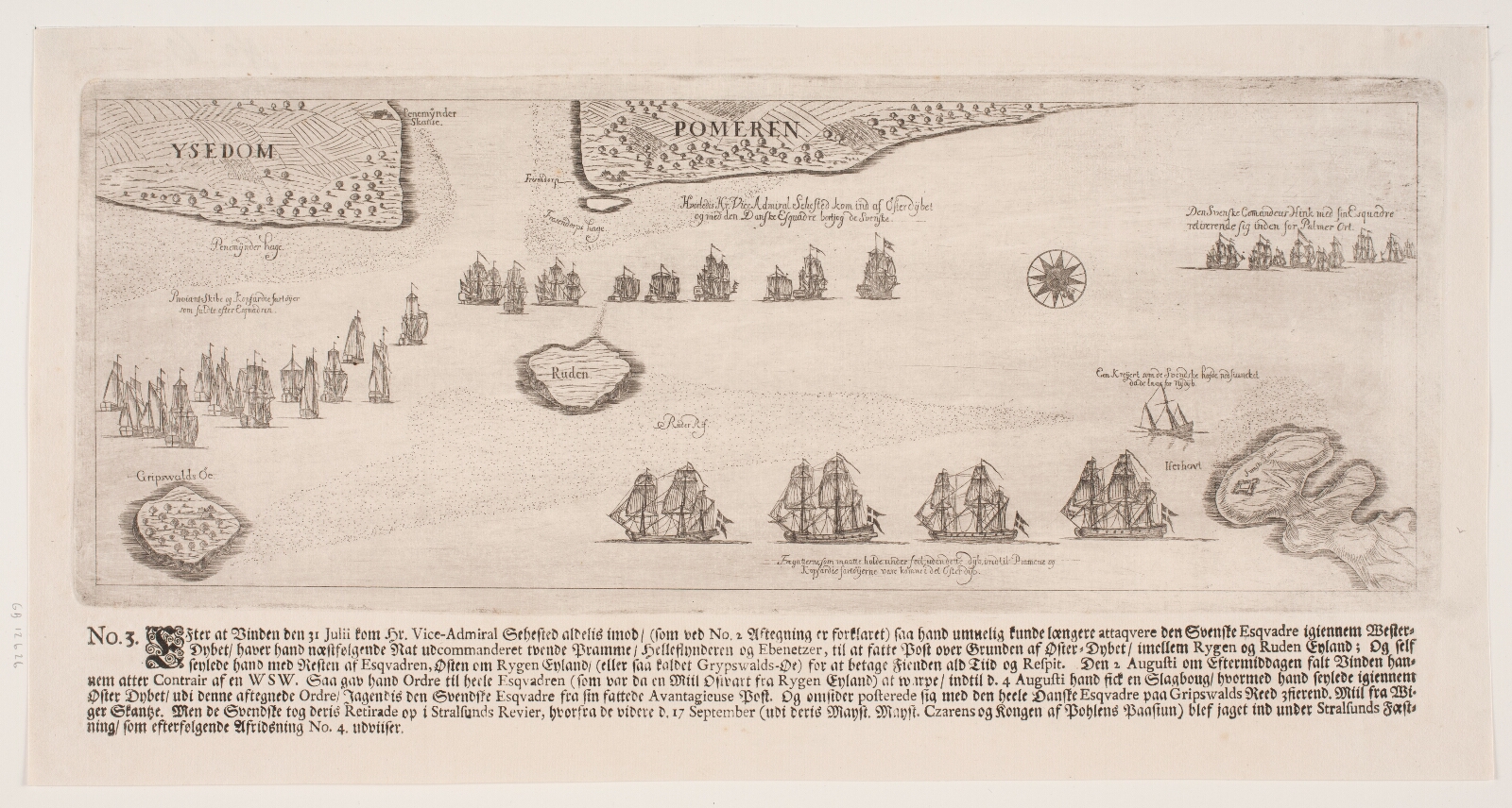 Ubekendt dansk, Den danske flådes angreb på svenskerne, Gripswald, 21. juli 1716, nr. 3