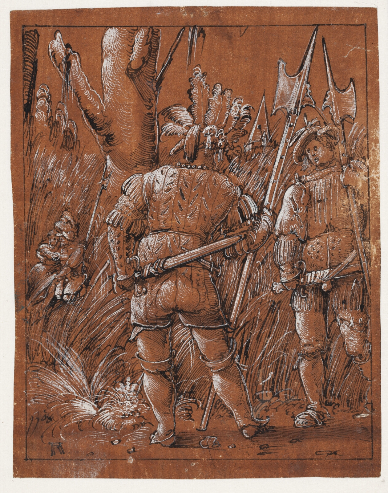 Albrecht Altdorfer, To landsknægte