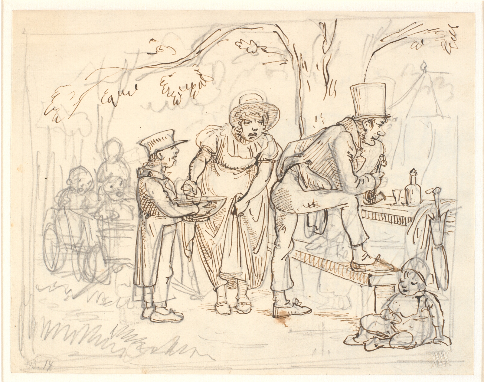 Wilhelm Marstrand, Et uheld på skomagerfamiliens skovtur