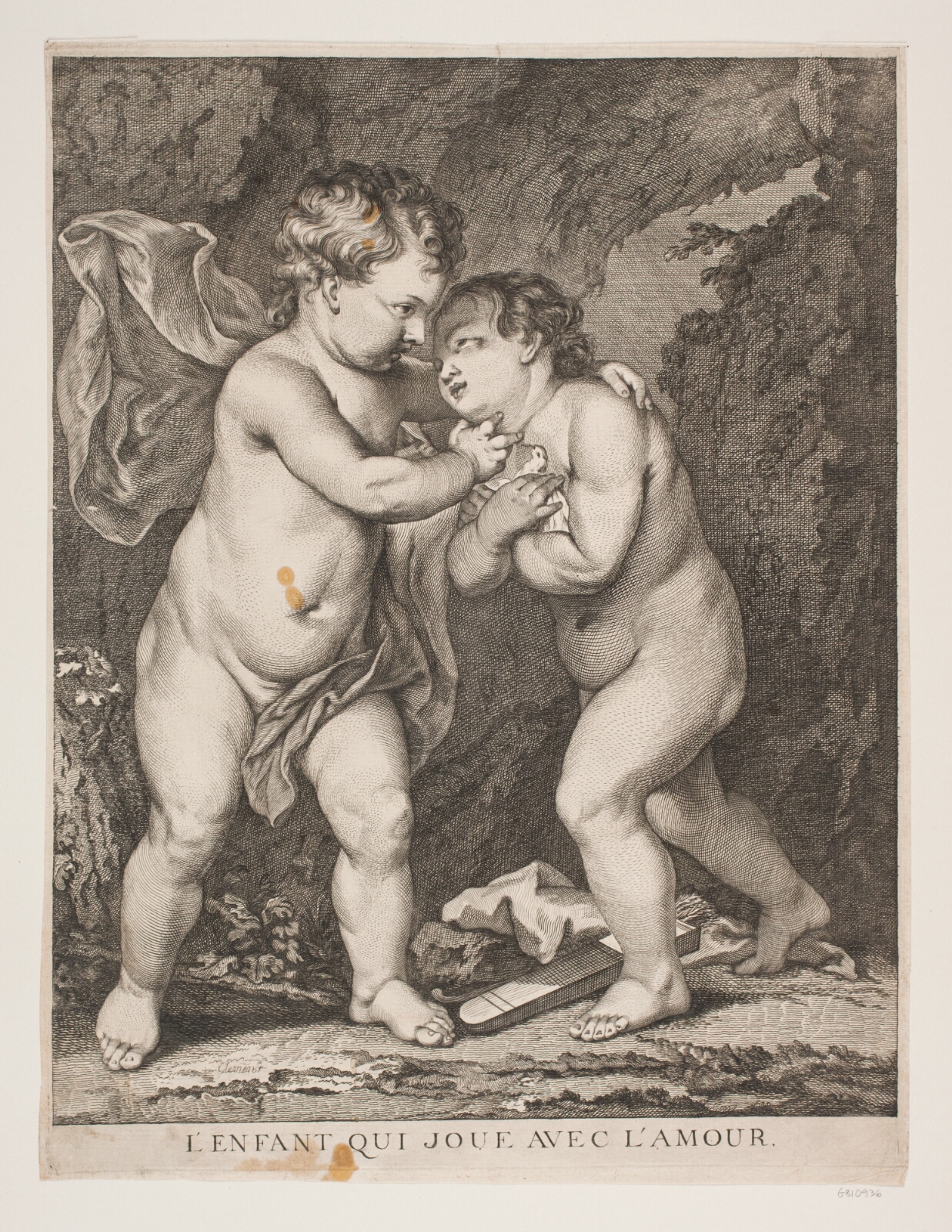 J.F. Clemens, L'enfant qui joue avec l'Amour