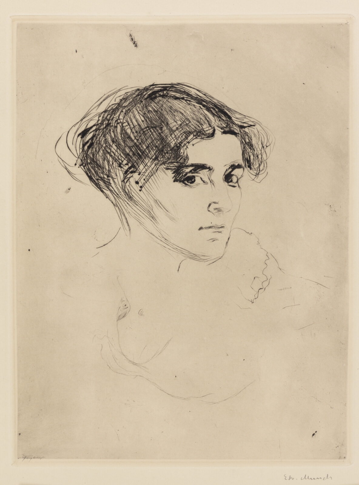 Edvard Munch, Kvindehoved