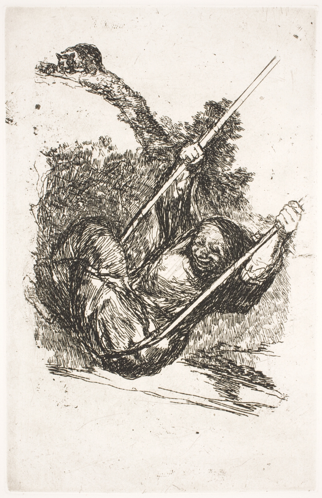 Francisco de Goya, Heks i gynge (Vieja columpiándose)