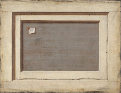 Trompe l'oeil. The Reverse of a Framed Painting