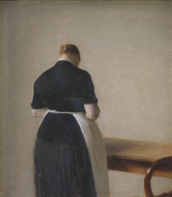 Woman seen from the Back