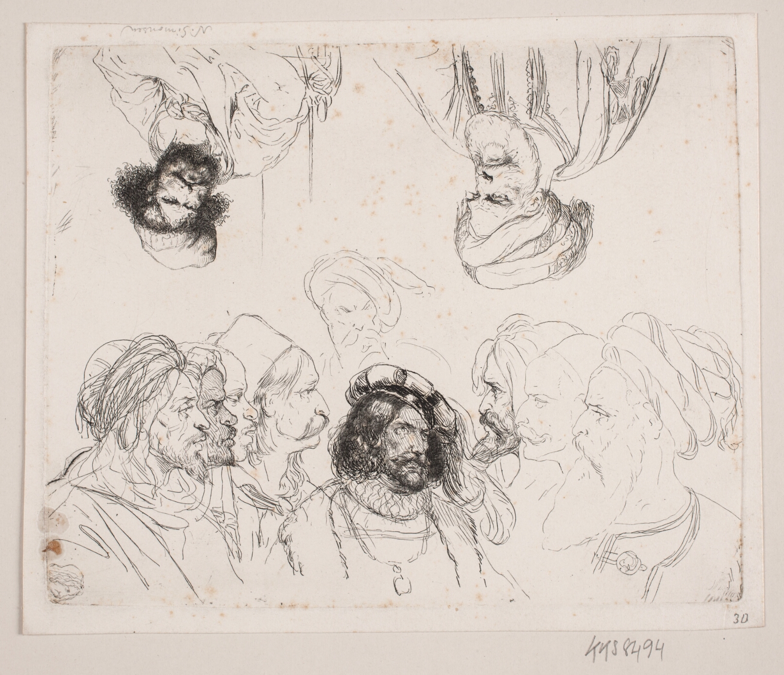 Niels Simonsen, Prøveblad. 12 hoveder