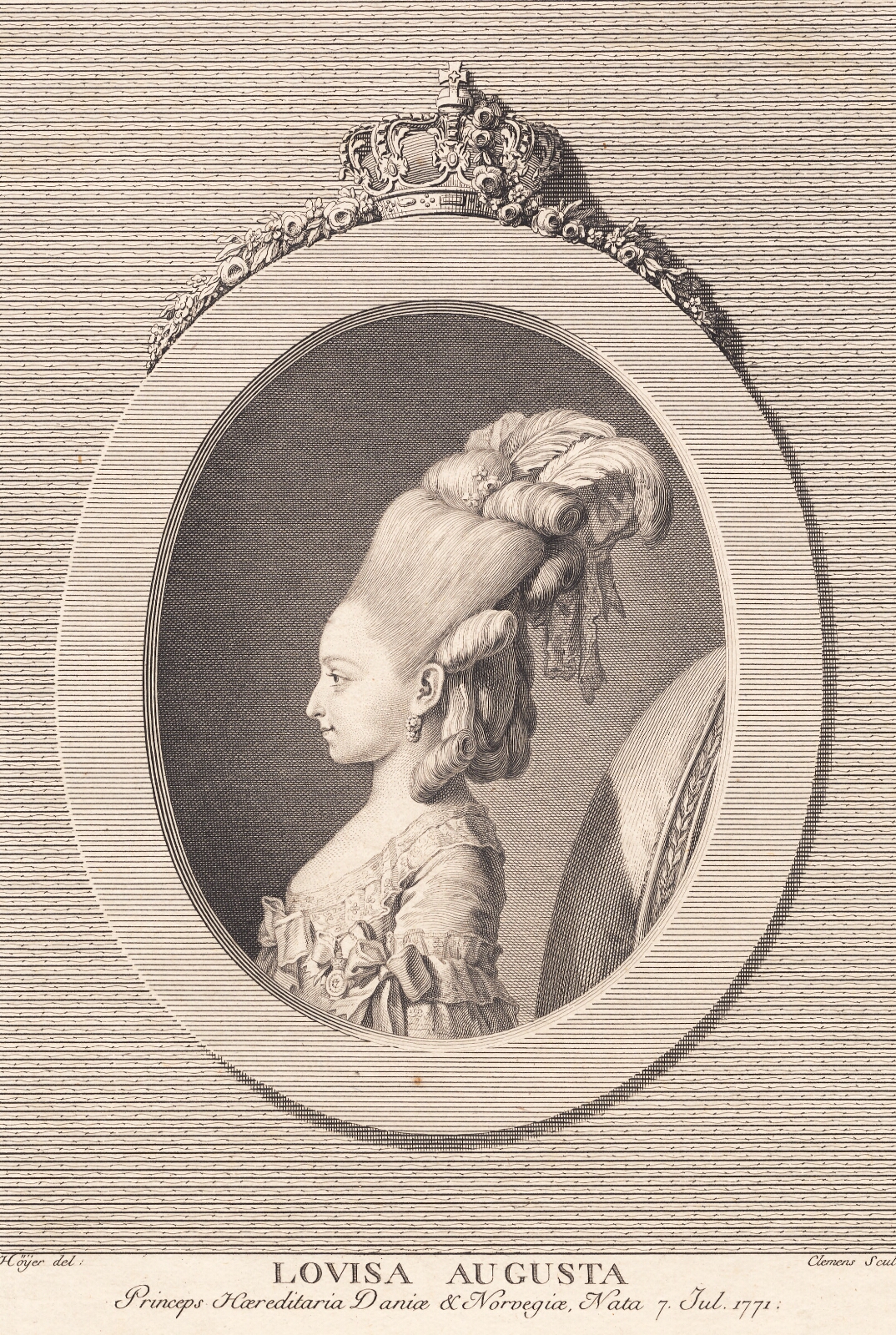 J.F. Clemens, Prinsesse Louisa Augusta