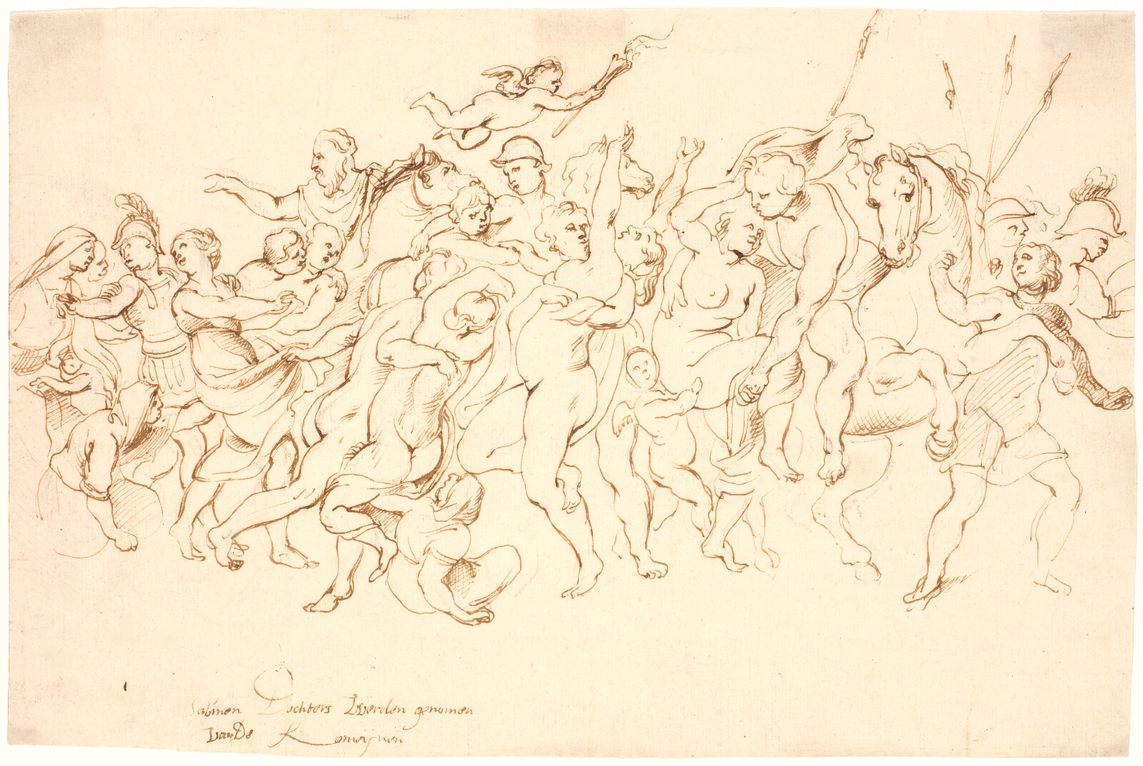 Willem Panneels, Sabinerindernes rov