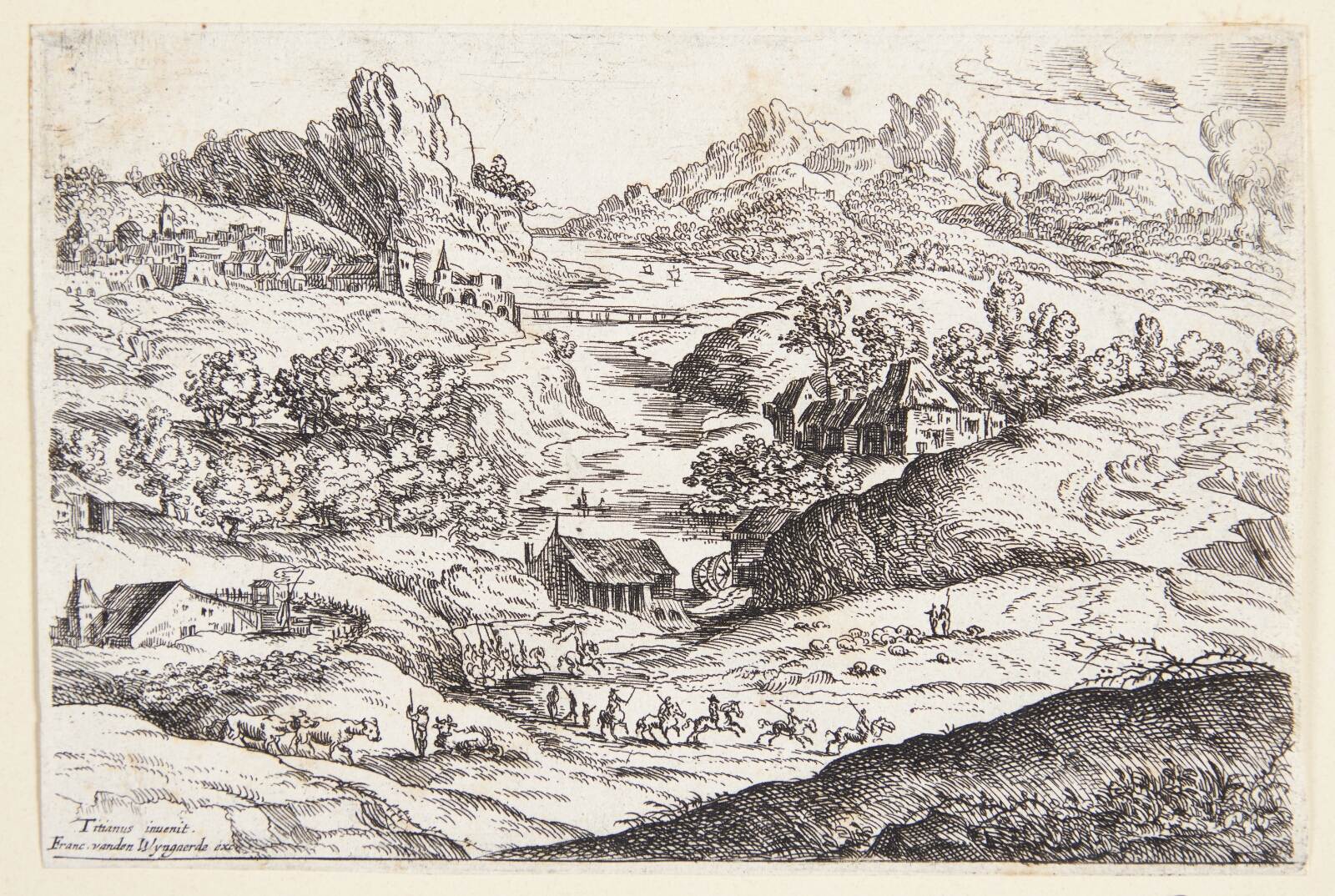 Lucas van Uden, Landskab med ryttere