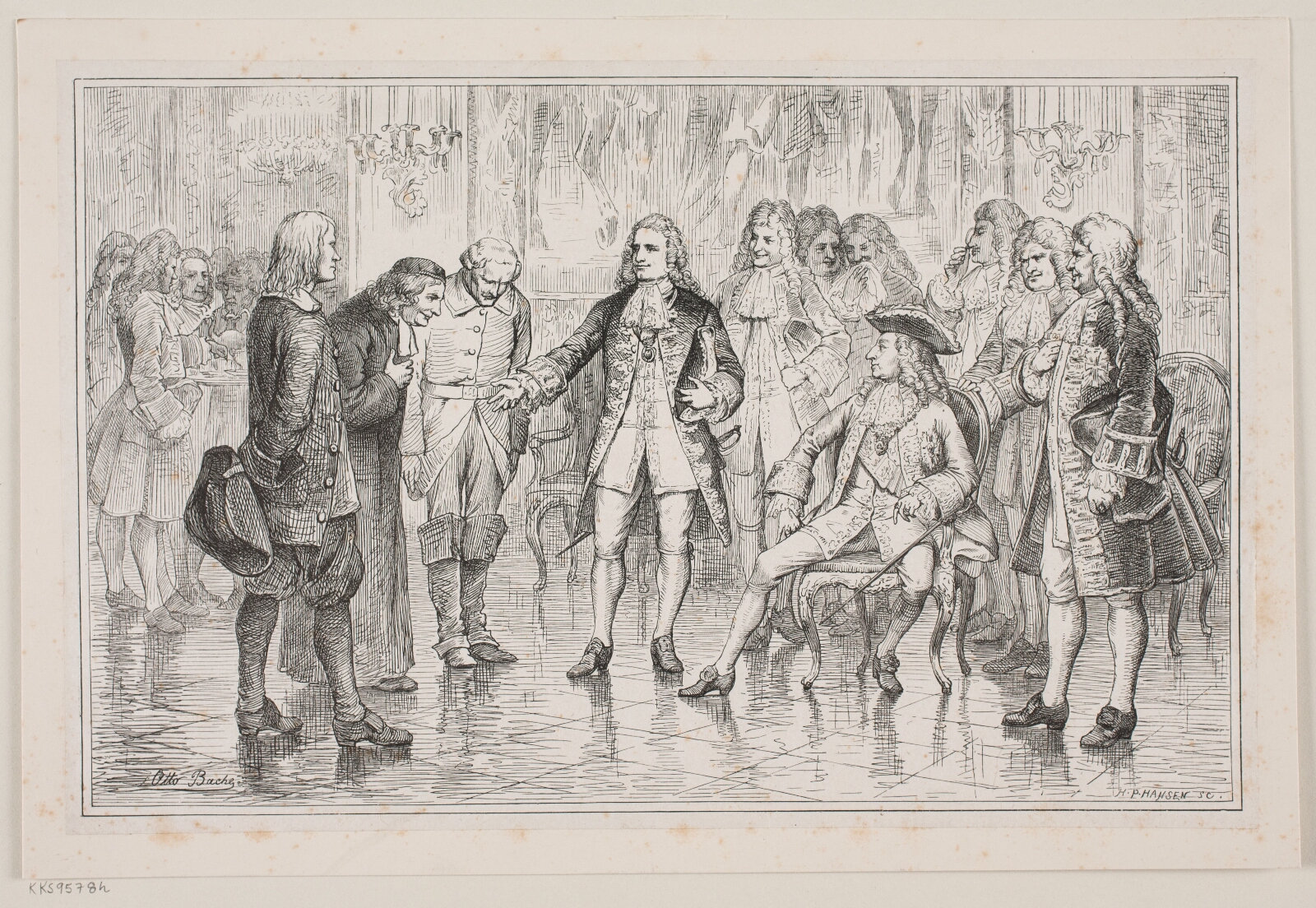H.P. Hansen, Tordenskjold fremstilles den skånske præst for Frederik IV