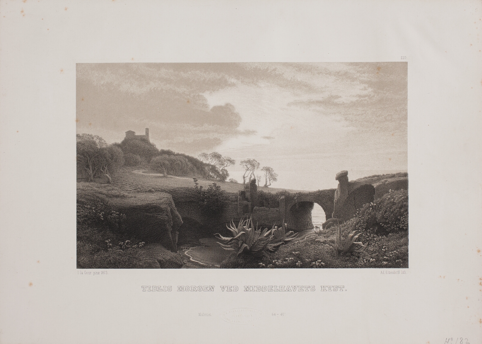 Adolph Kittendorff, Tidlig morgen ved middelhavets kyst