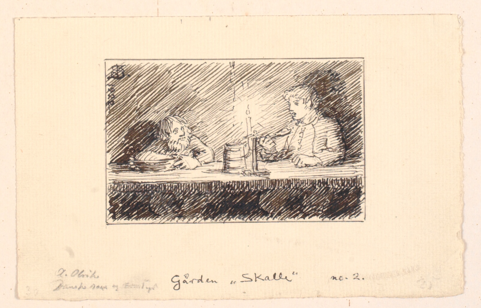 Niels Skovgaard, Illustration til Strandvarslet og kirkegrimen