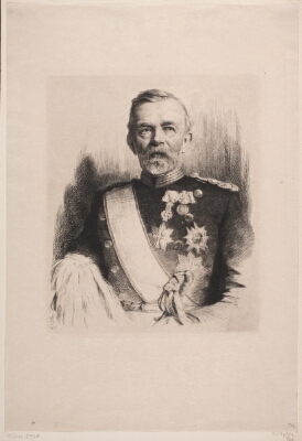 Portræt af Generalmajor L. Koefoed, Schwartz, Frans, 1901