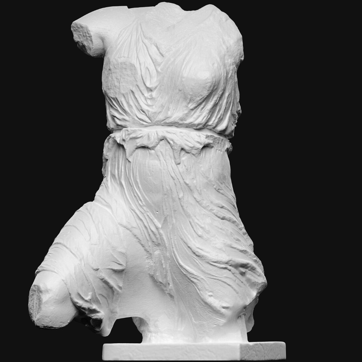 Torso af kvinde, Iris