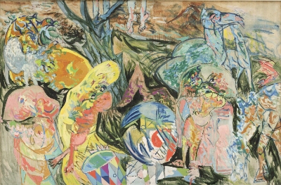 Vision. Painting for Arthur Rimbaud