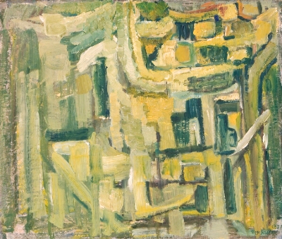 Yellow and Grey Composition