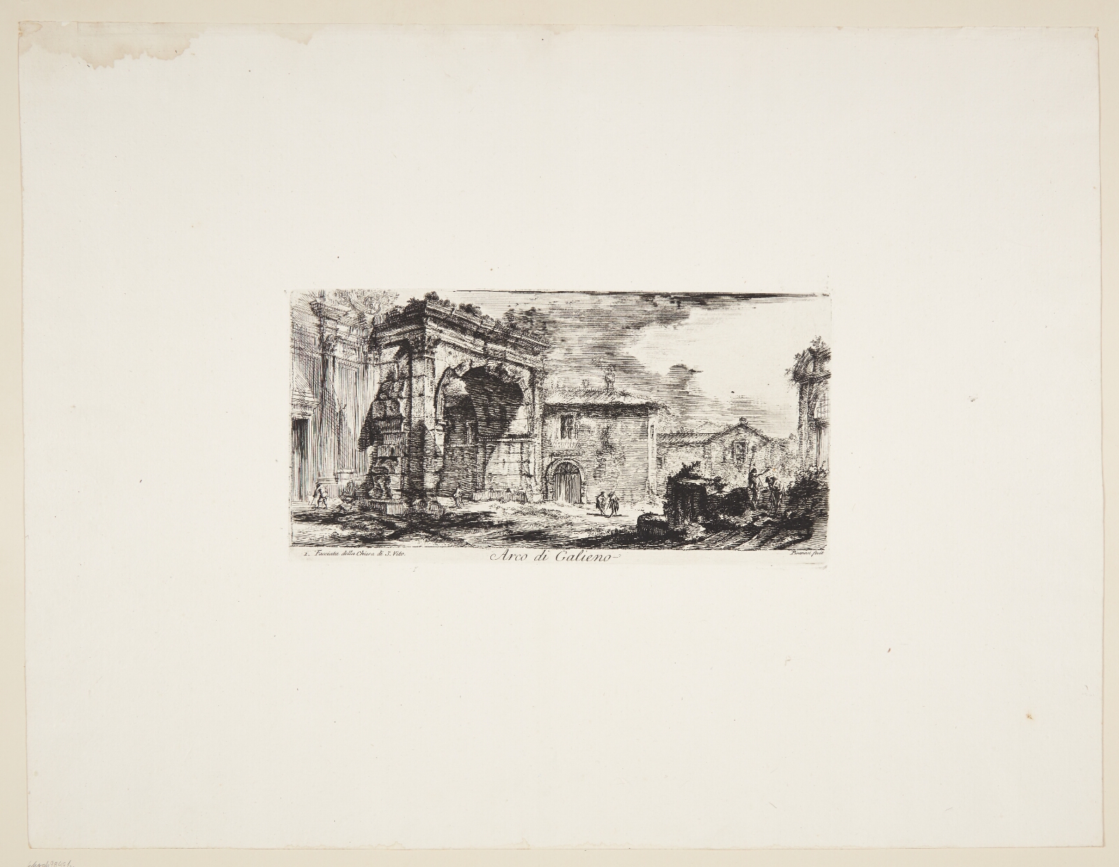Giovanni Battista Piranesi, Gallienus' triumfbue