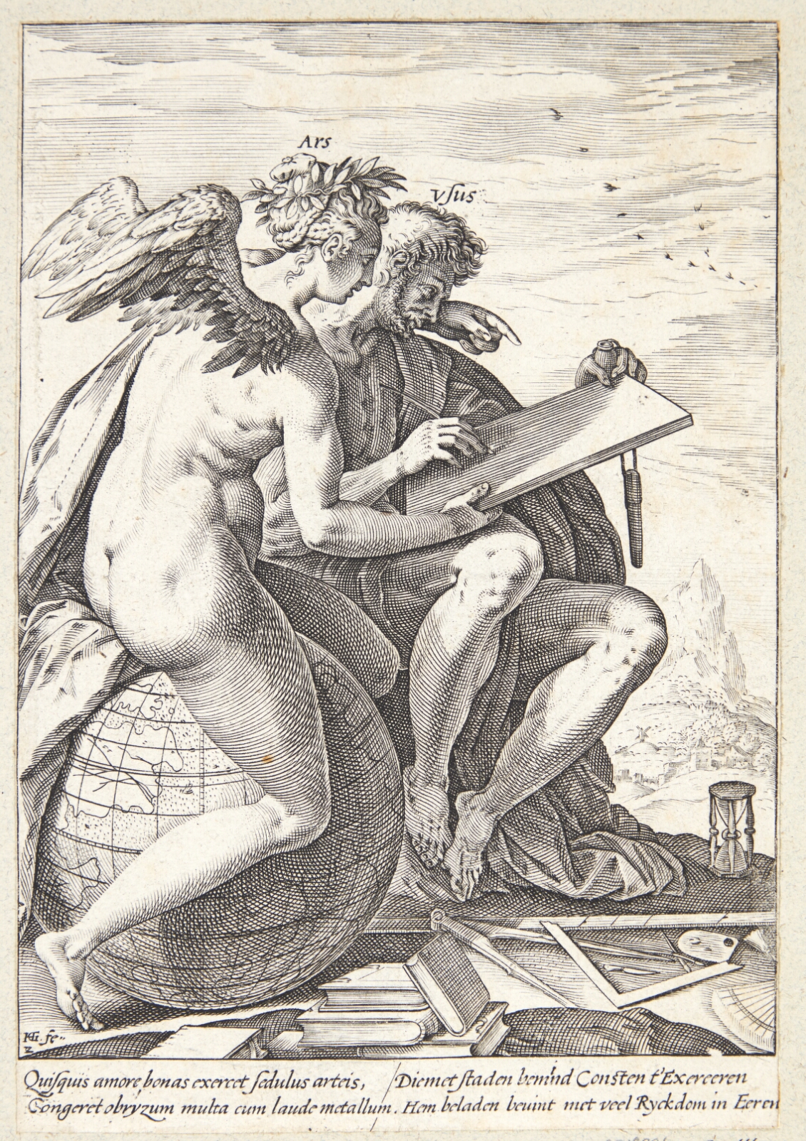 Hendrick Goltzius, Øvelse og kunst