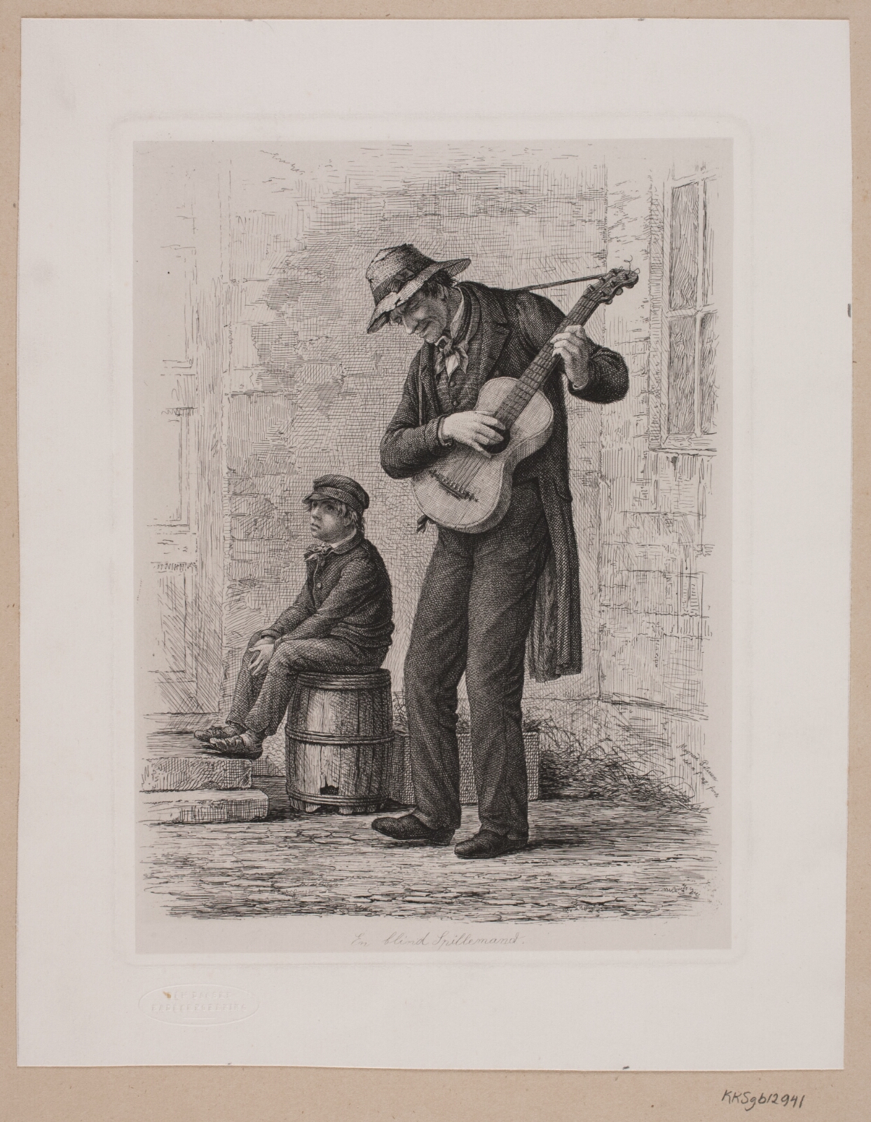 Julius Magnus-Petersen, En blind spillemand