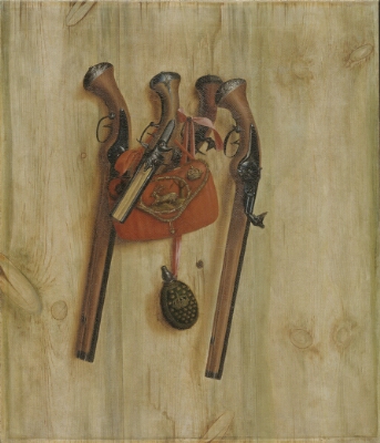 Trompe l'Oeil with Pistols
