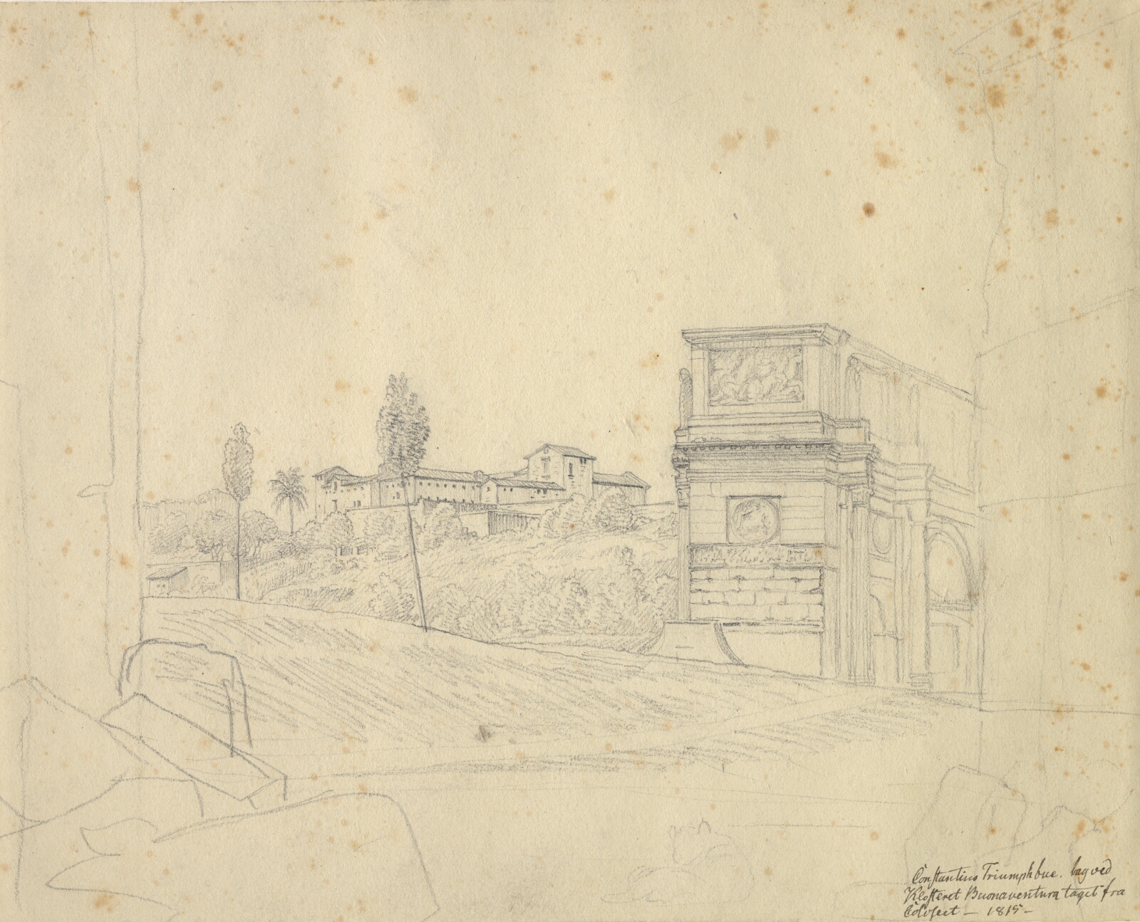 C.W. Eckersberg, Constantins Triumfbue.