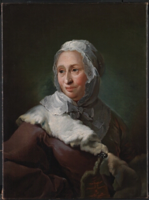 Portræt af Elisabeth Marie Fabritius, født d'Abbestée, Pilo, C.G., 1752