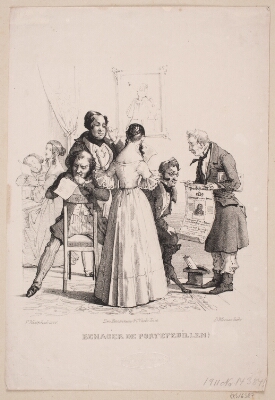 "Behager De Portefeuillen?", Monies, David, 1812-1894