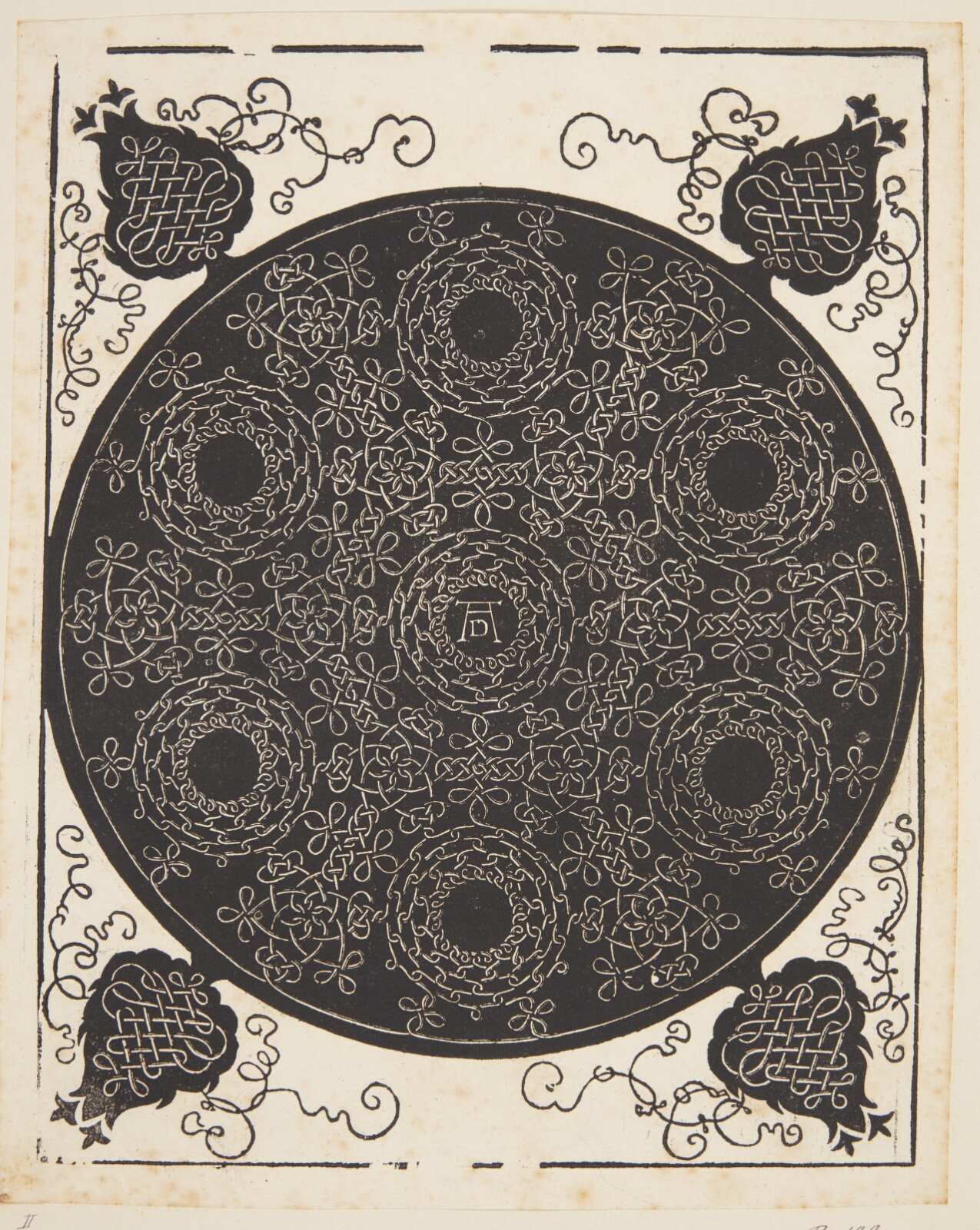 Albrecht Dürer, Knob med syv ringe