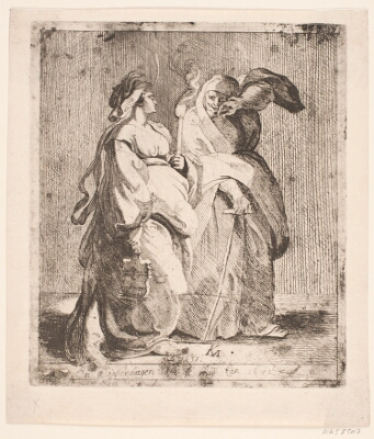 Judit med en brændende kærte, Mander III, Karel van, 1631