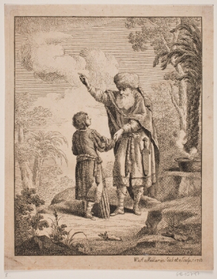 Abraham og Isak, Müller, W.A., 1761