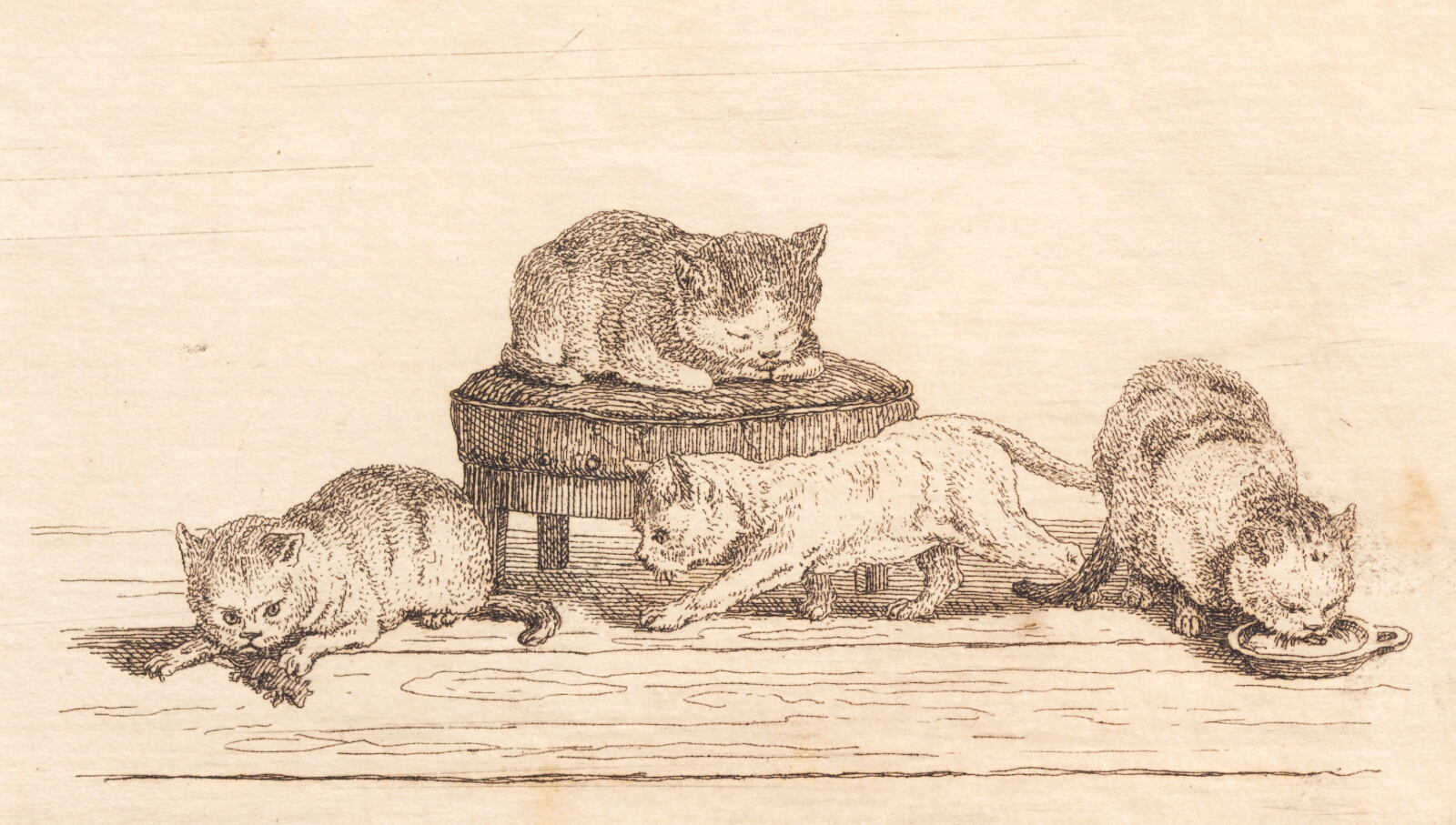 Martinus Rørbye, Illustration til "Halvhundrede Fabler for Børn" af Hey