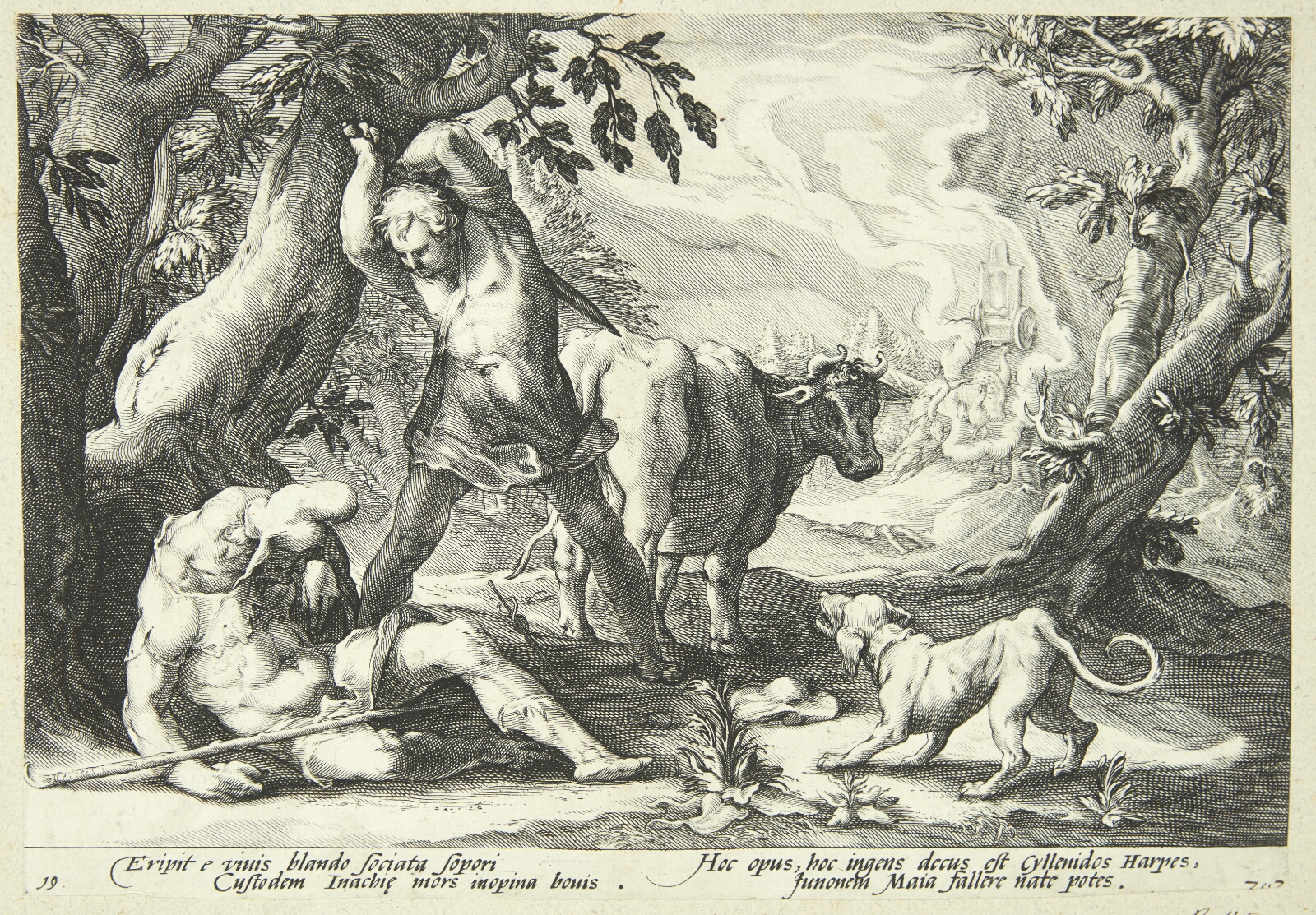 Hendrick Goltzius, Merkur dræber Argus