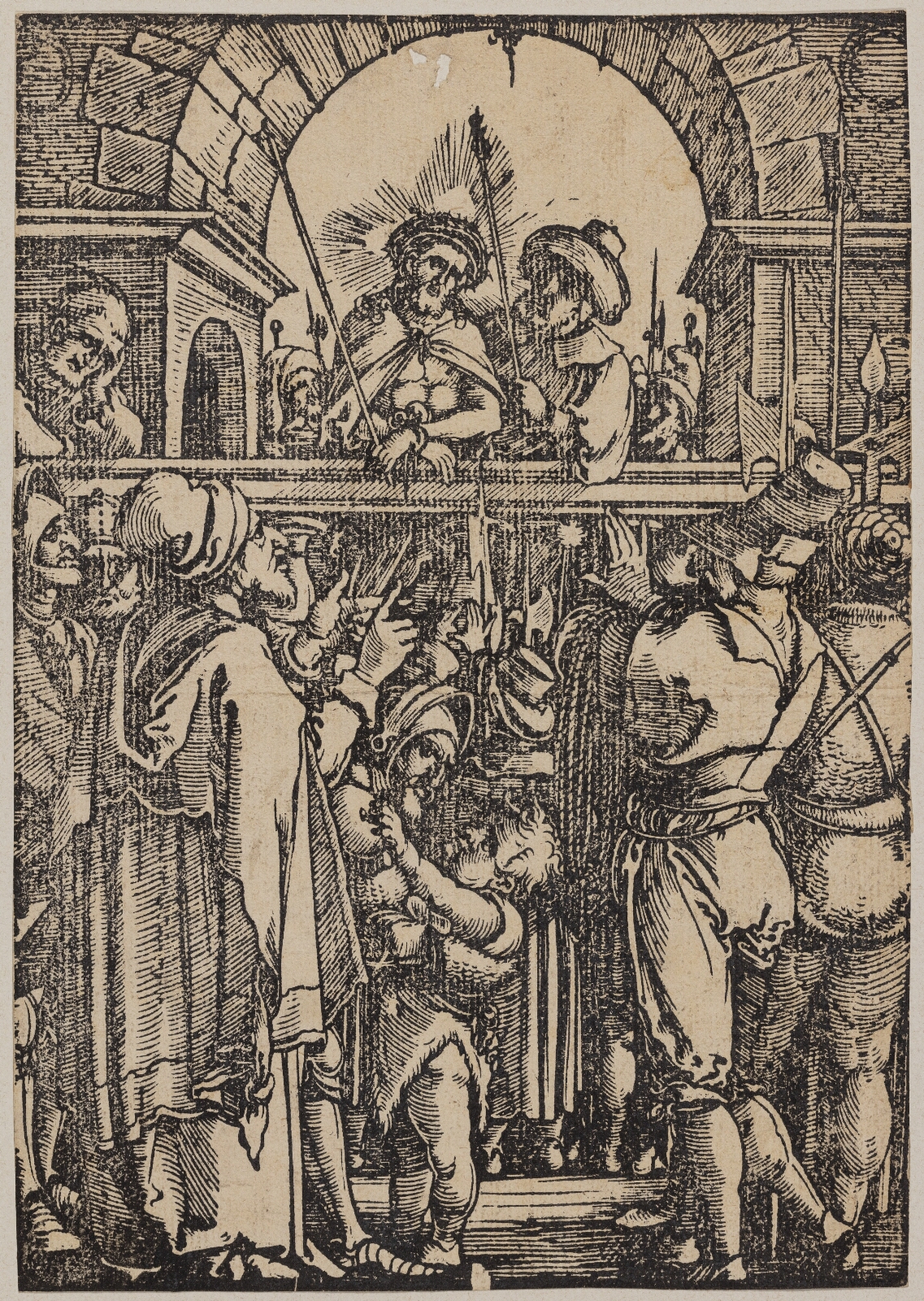 Hans Sebald Beham, Kristus fremstilles for folket (Ecce homo)