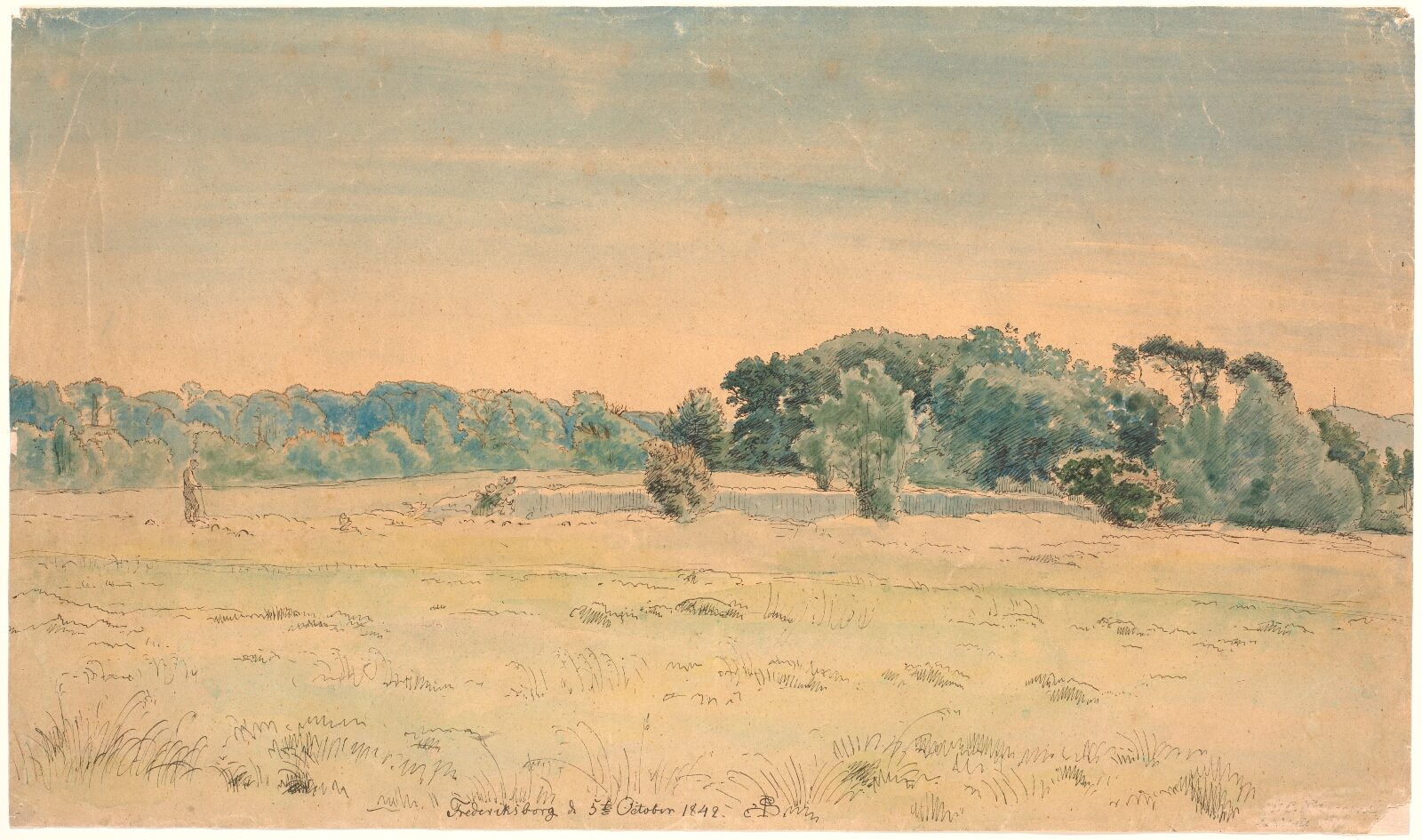 P.C. Skovgaard, Landskab fra Frederiksborg.