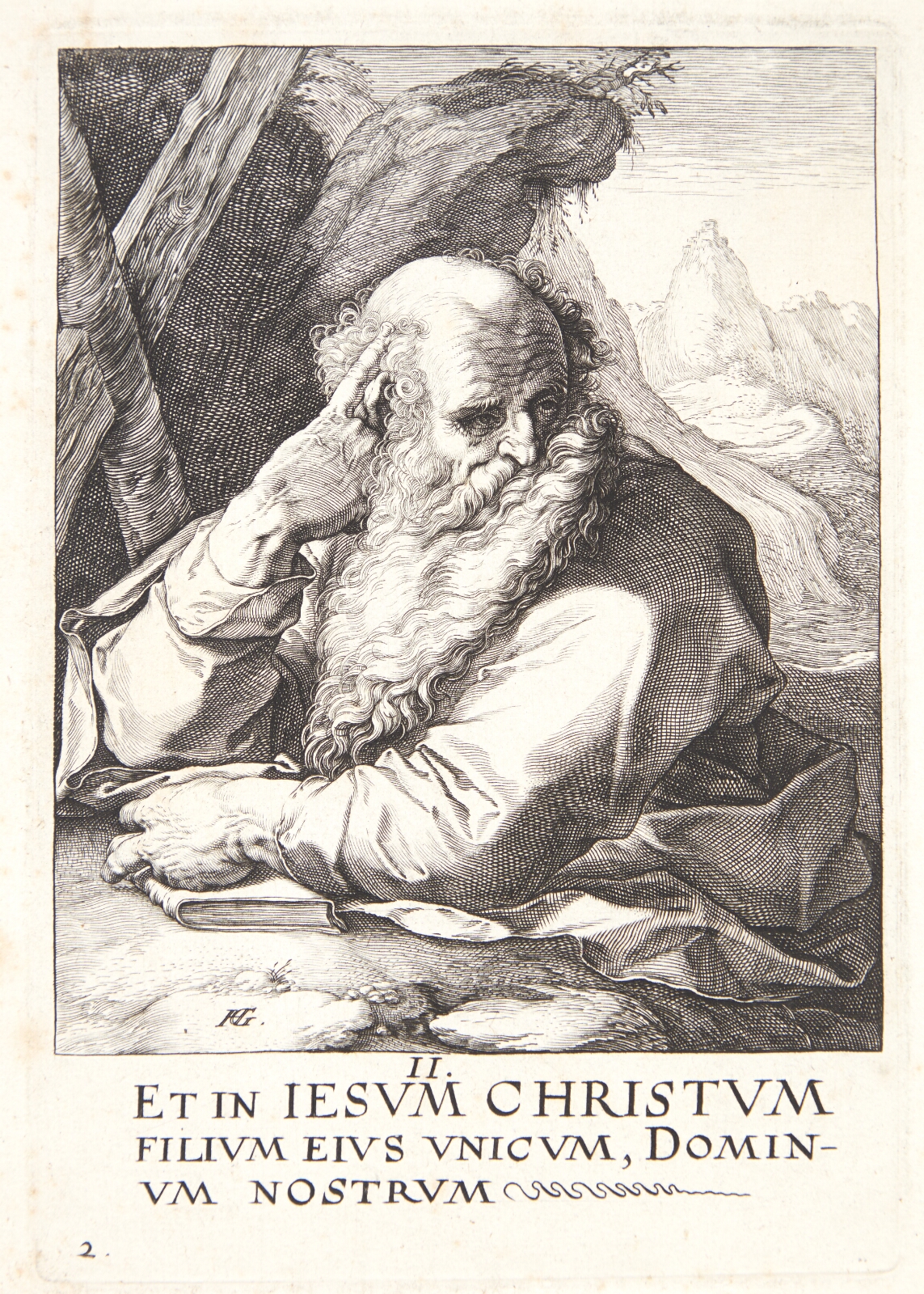 Hendrick Goltzius, Apostlen Andreas