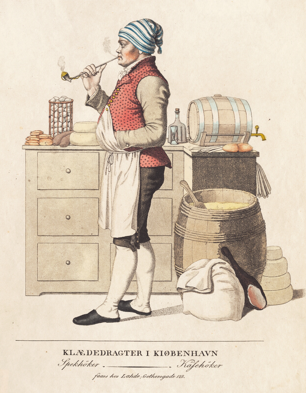 Gerhard Ludvig Lahde, Spækhøker