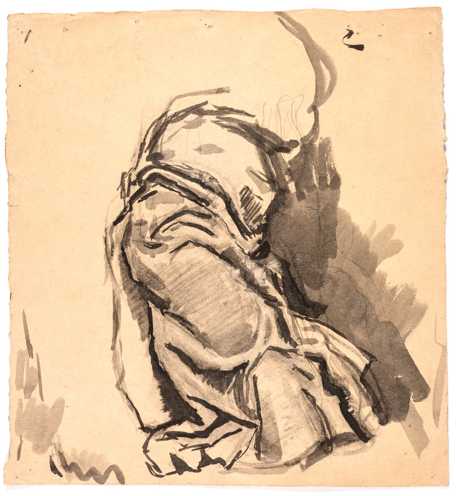 Oluf Hartmann, Draperistudie