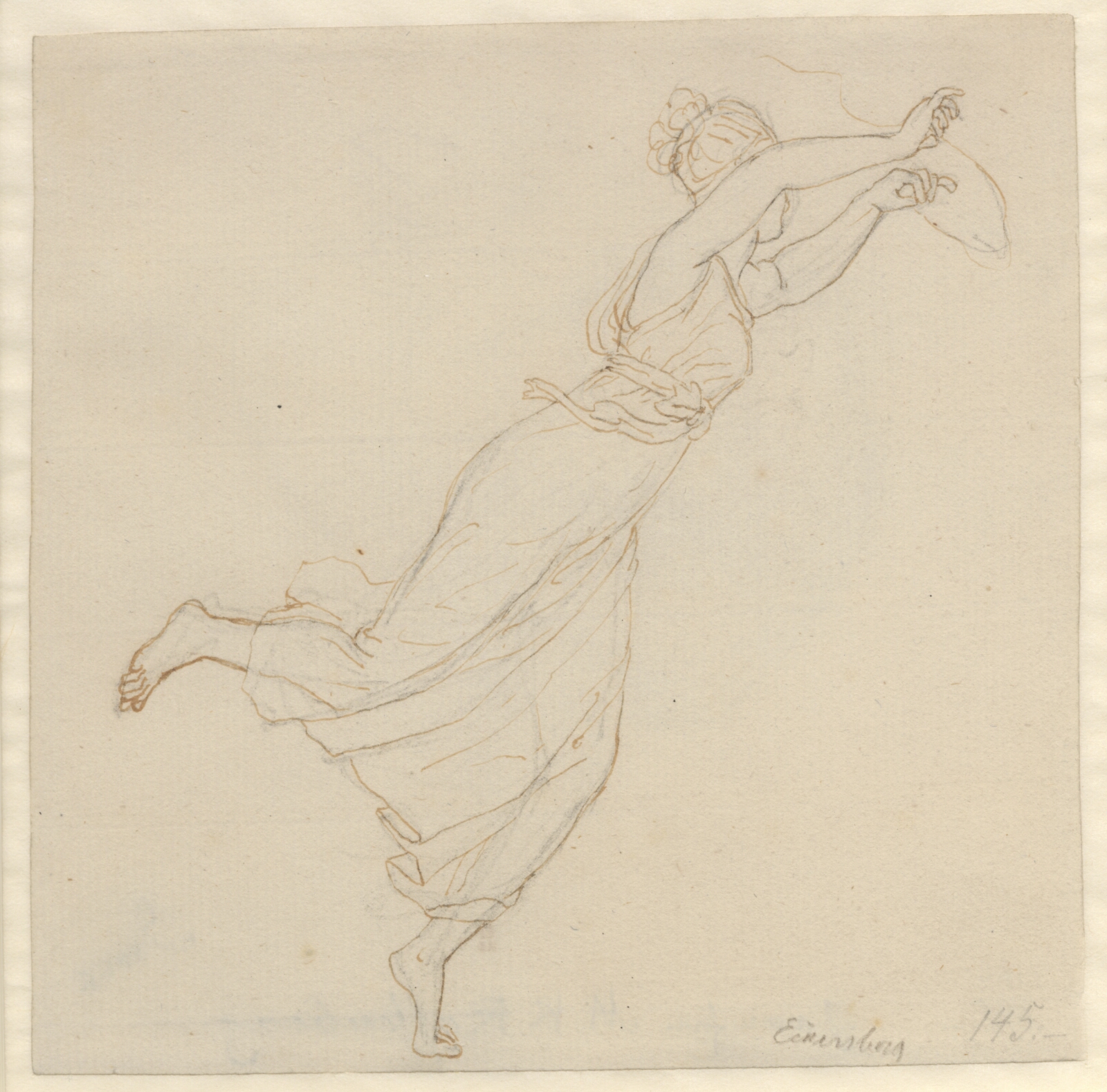 C.W. Eckersberg, Dansende pige