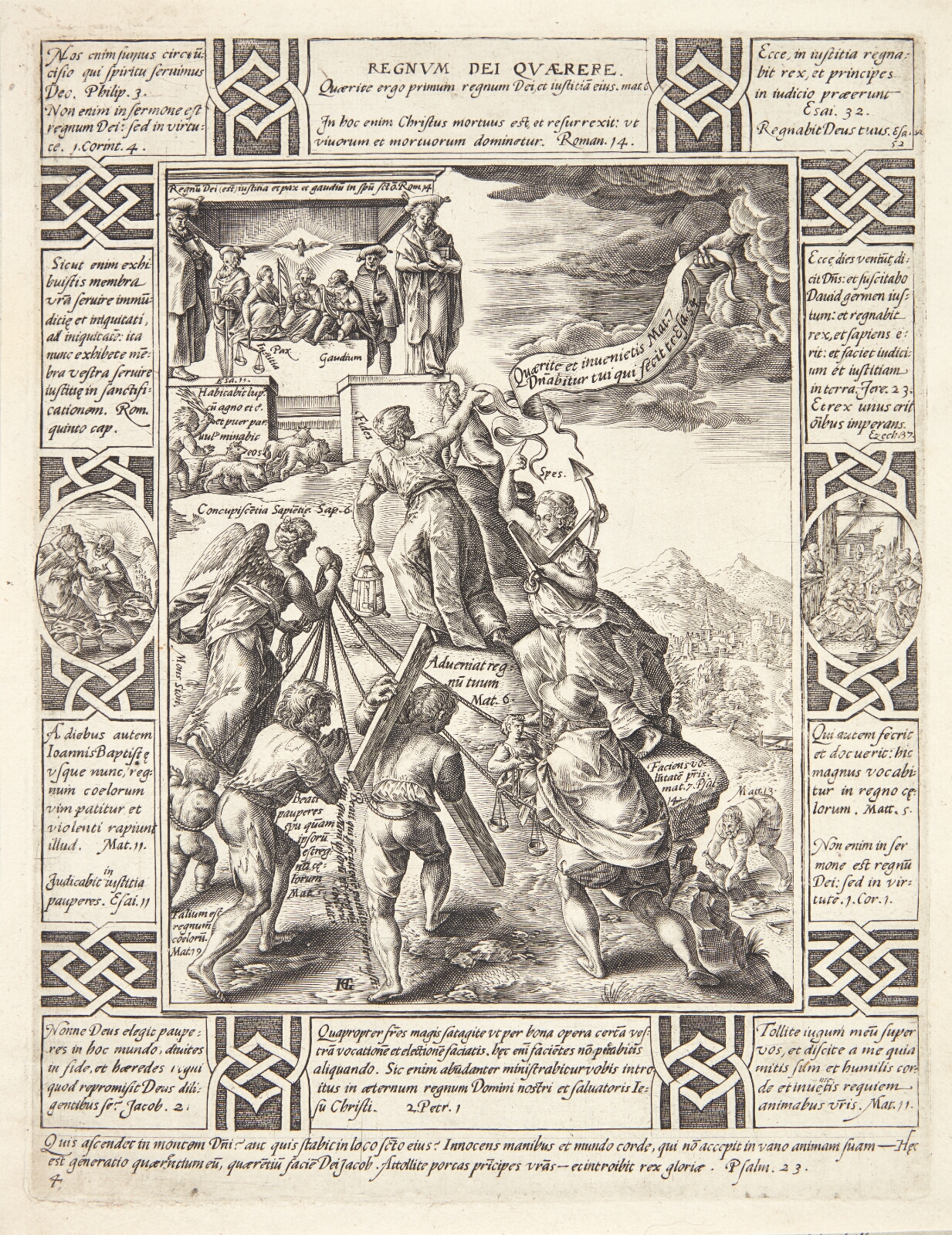 Hendrick Goltzius, Menneskets søgen efter himmerriget