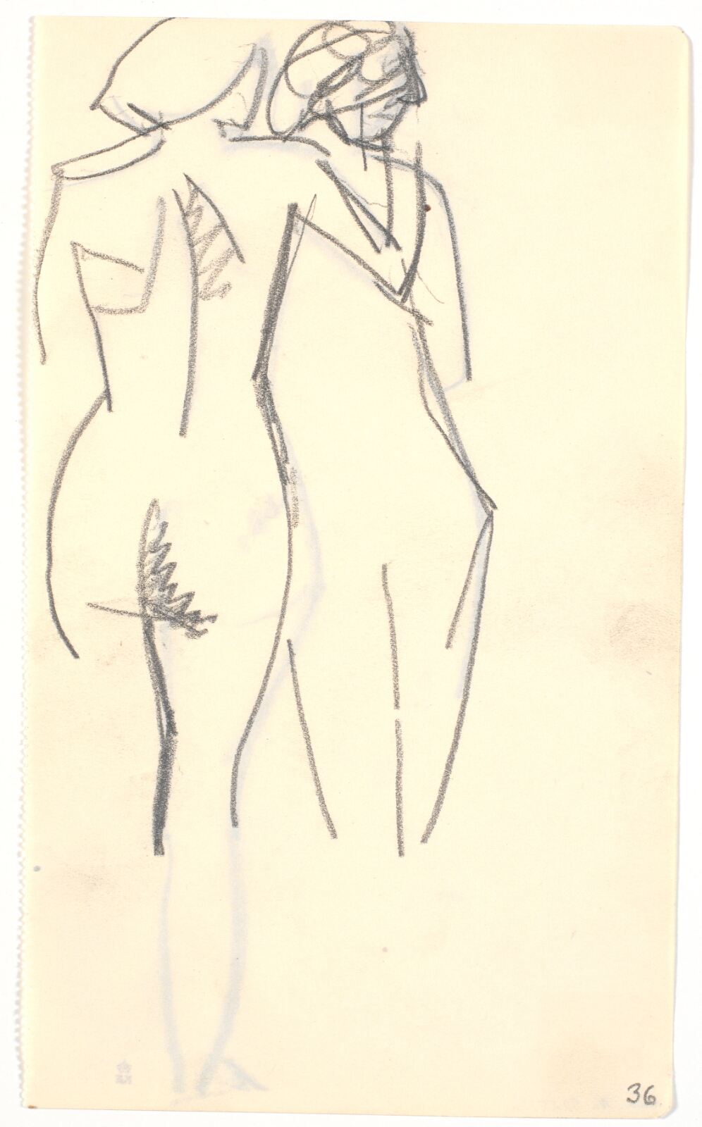 Karl Isakson, To stående modeller