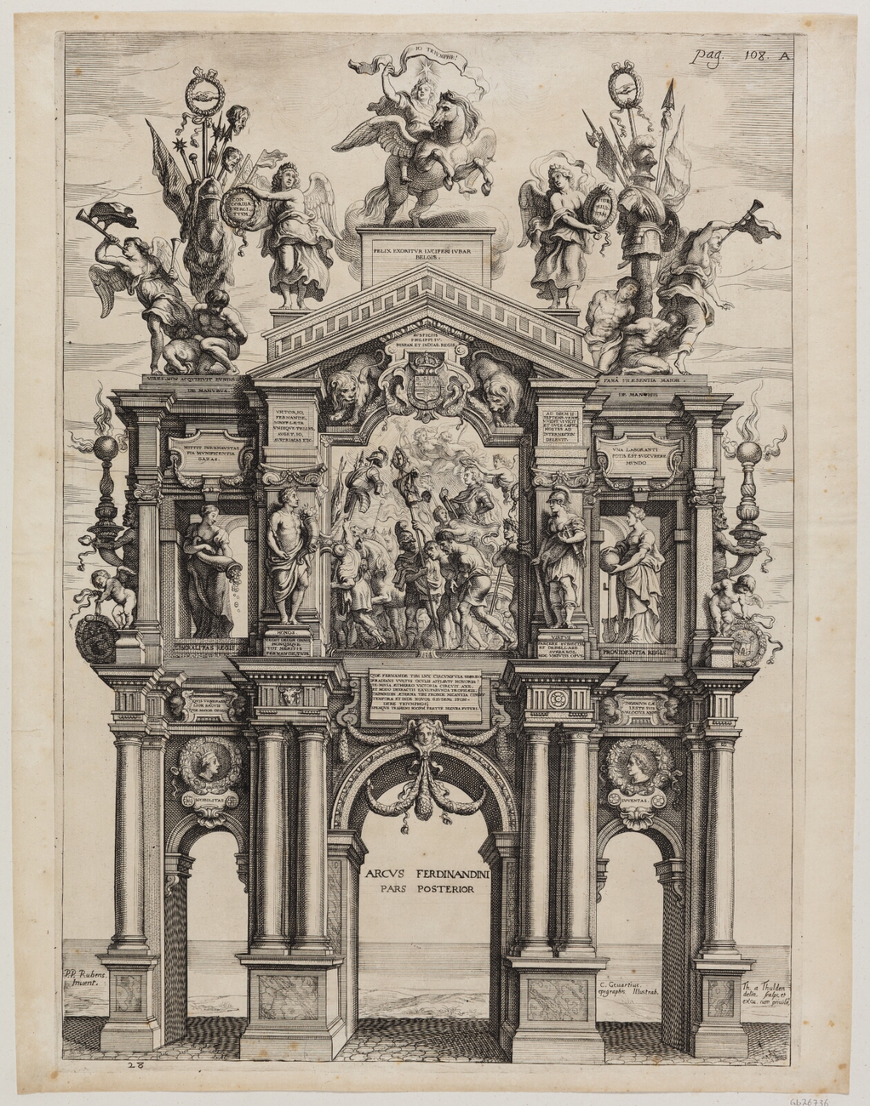 Theodoor van Thulden, Æresport for Ferdinand set bagfra