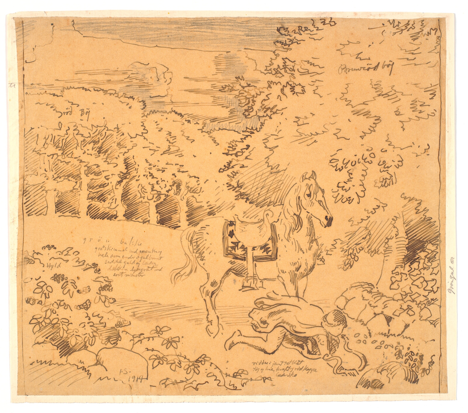 Joakim Skovgaard, Kalke med folkevisemotiv (Jomfruen i ormeham)