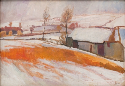Winter Landscape. Over Kærby Hill.