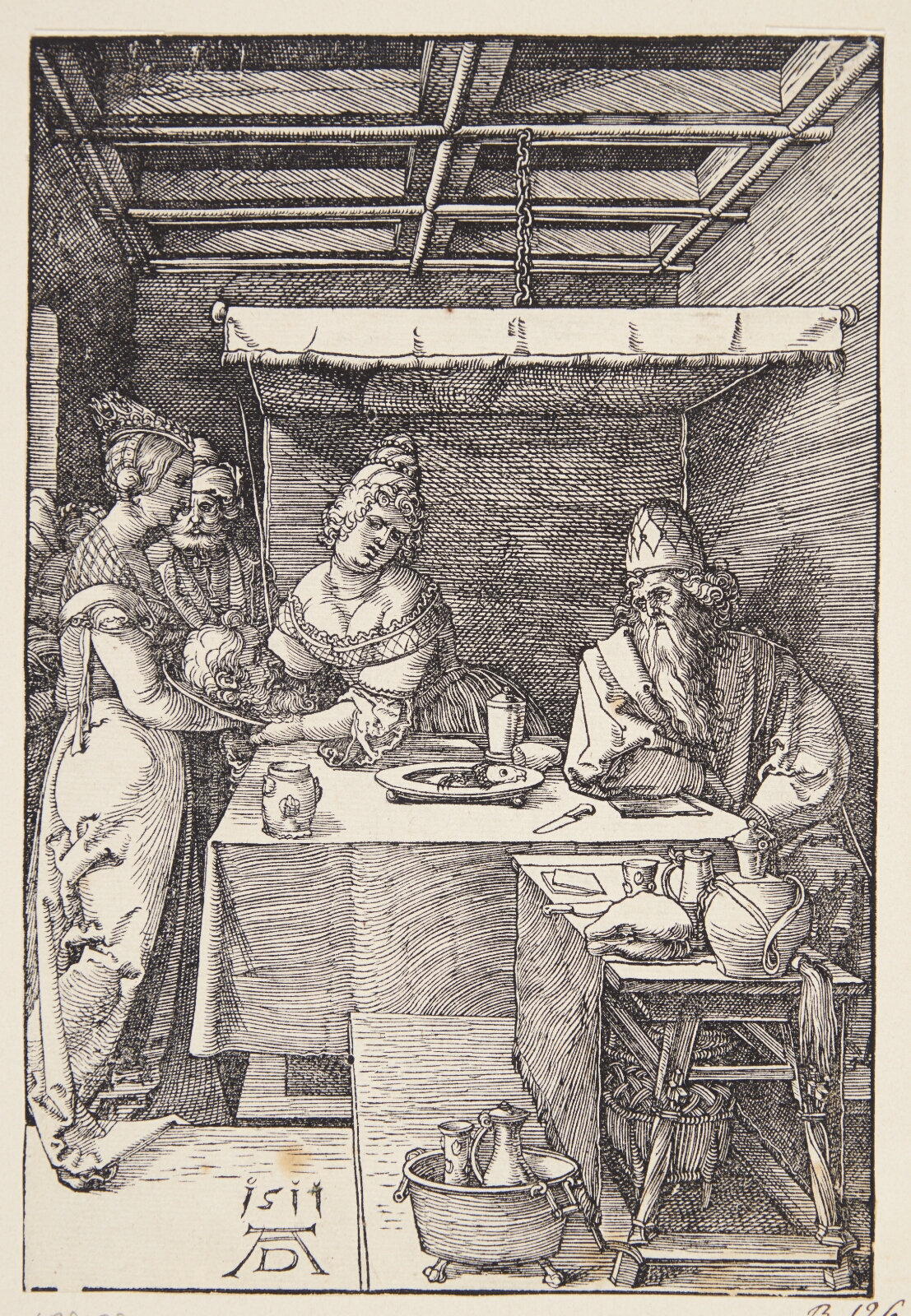 Albrecht Dürer, Herodes præsenteres for Johannes Døberens afhuggede hoved